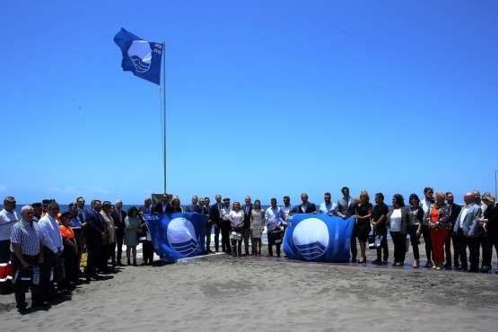 Telde recibe sus cuatro Banderas Azules (Foto TA)